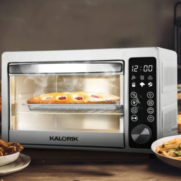 22qt. Programmable Air Fryer & Oven. Stainless steel, Kalorik - Picture 2 of 6